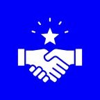 Hand holding gear with growth arrow.